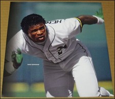 2009 Rickey Henderson Full Page Photo 9.5" x 10" Oakland A's Athletics HOF