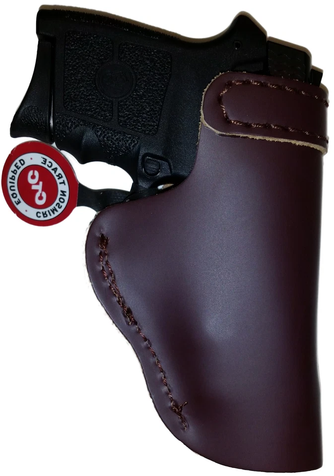 LT CUSTOM MAHOGANY OWB Leather Gun Holster YOU CHOOSE:rh,lh-laser-slide-belt-mag - Image 2 of 4