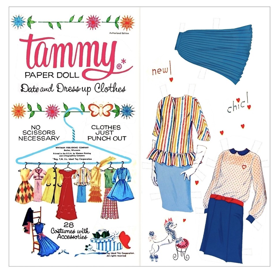 Vtg 1964 Ideal Patti Doll Tammy Family~Pepper'S Friend~Tagged Dress