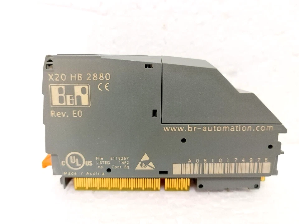 B&R X20HB2880 Rev. E0 Hub Expansion Module, 2-port Fast Ethernet Hub Expansion - Image 2 of 4