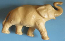 Antique Elephant Figurine Cream/Off-white Celluloid Made In Japan