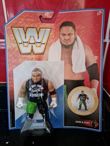 BNIB WWE MATTEL RETRO SERIES 9 SAMOA JOE WRESTLING...