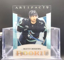 2022-23 Upper Deck Artifacts Clear Cut Rookie MATTY BENIERS rc #CCR-1