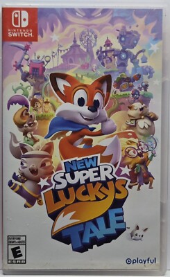 New Super Lucky's Tale (Nintendo Switch, 2019) Tested Works Tracked Shipping 