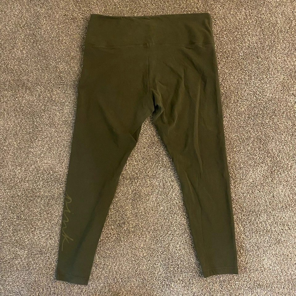 Victoria Secrets PINK COTTON HIGH WAIST FULL LENGTH LEGGING - Image 4 of 4