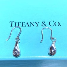 Orecchini a goccia TIFFANY & Co. Elsa Peretti in argento sterling SV925 senza...
