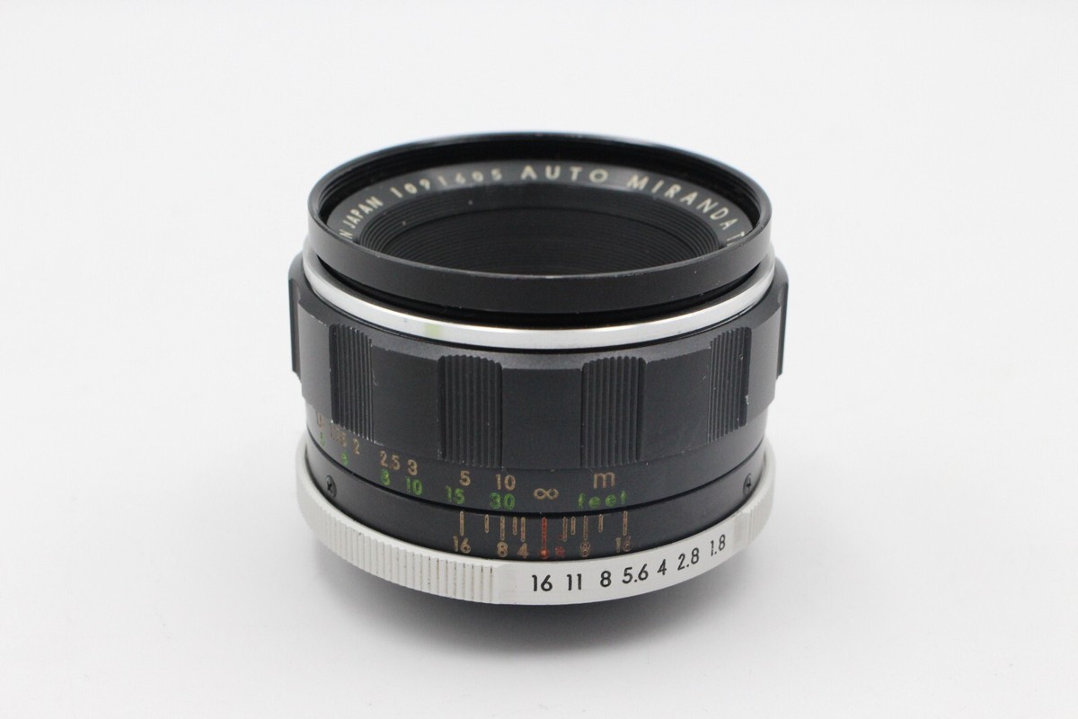 HY‼️ AUTO MIRANDA 50/1.8 M4/3 The Miranda Auto 50 mm f/ 1.8 Lens. Specs. MTF Charts. User