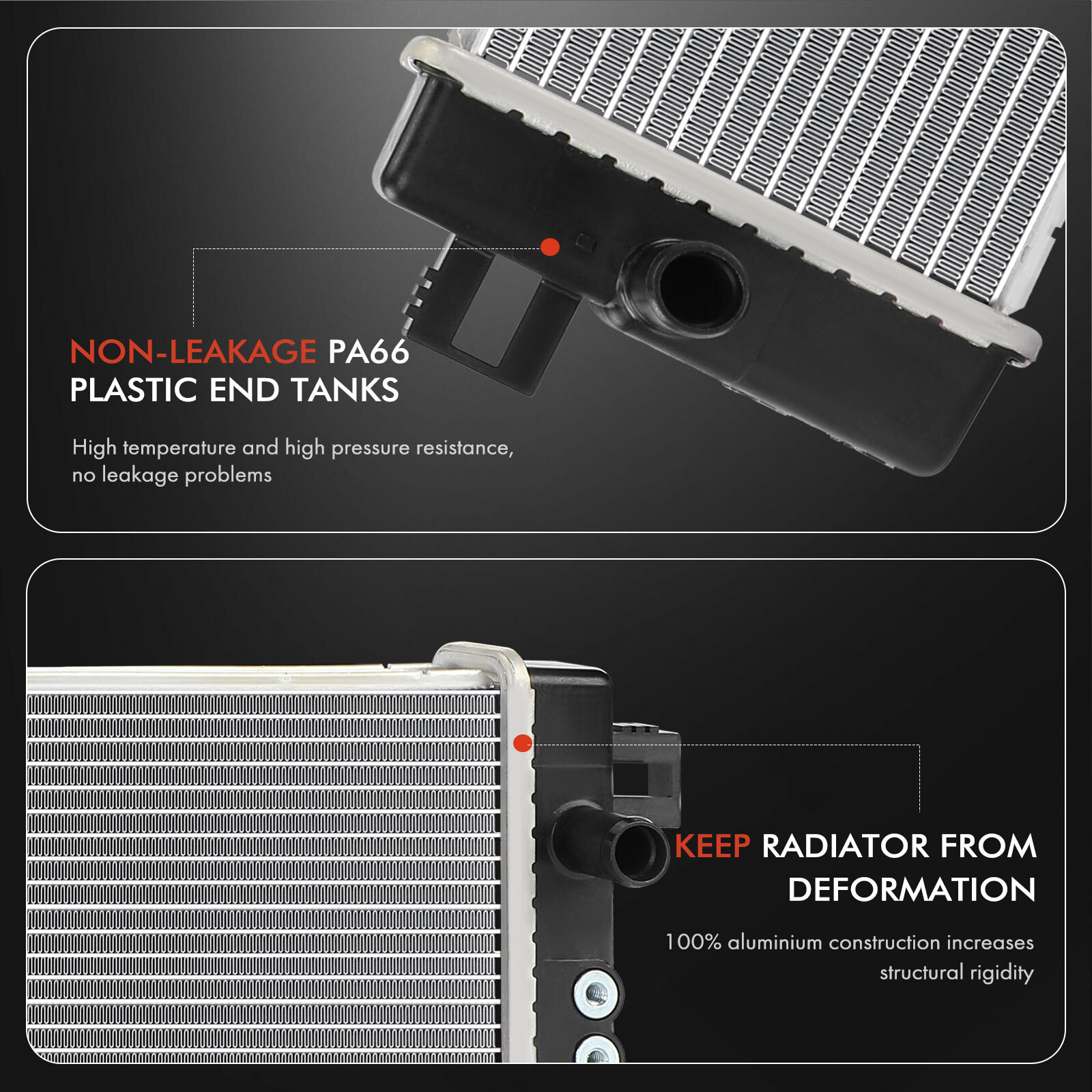 Radiator Inverter Cooler for Toyota RAV4 2019-2022 RAV4 Prime 2021-2023 ...