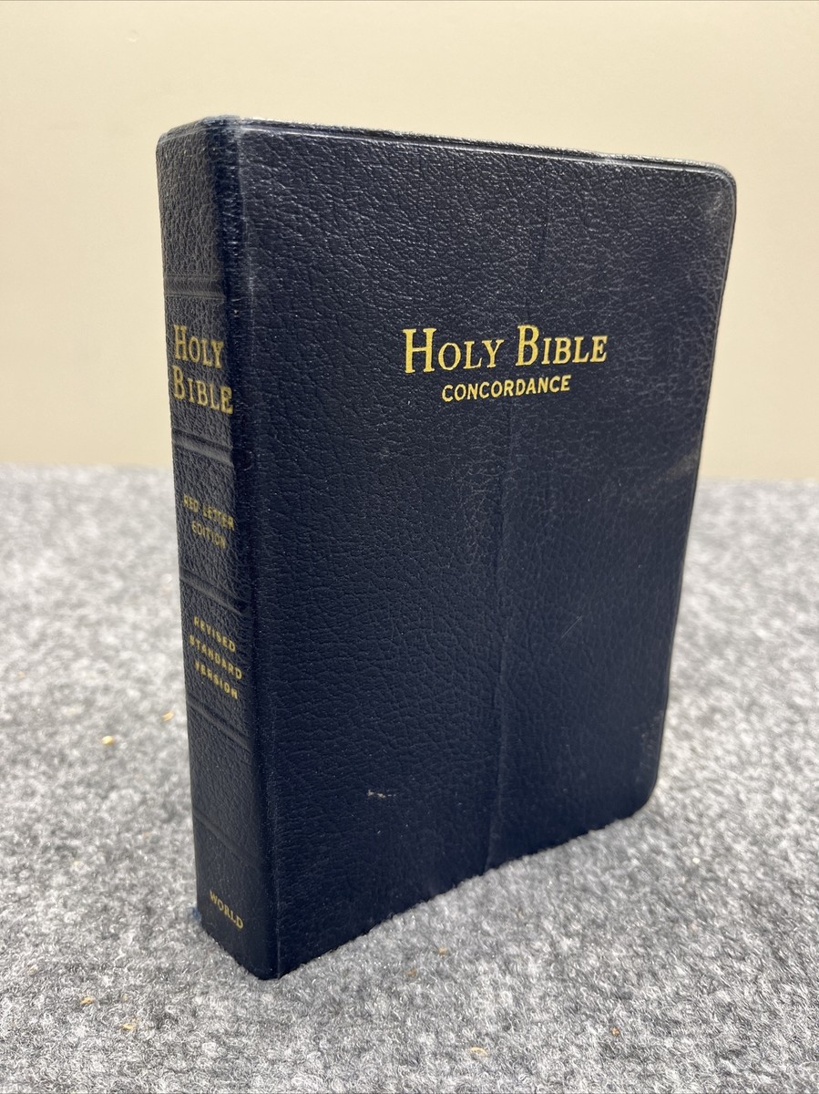 Holy Bible, Red Letter Edition, RSV, Concordance, Illustrated