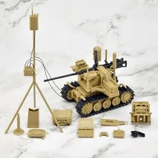 LittleArmory [LD049] UGV Armed Robot System 2 Caliber Carrier 1/12 Plastic Model