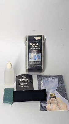 NOS Vintage Unused Sound Guard Vinyl Record Cleaner Cleaning  Kit  Preening 1979