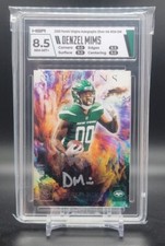 2020 Origins Denzel Mims Auto Silver Ink #22/49 - HGA 8.5, Auto 10 - Jets