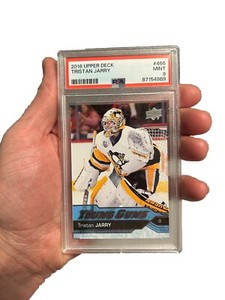 Tristan Jarry 2016-17 Upper Deck Young Guns PSA 9 MINT #466 RC Rookie T049