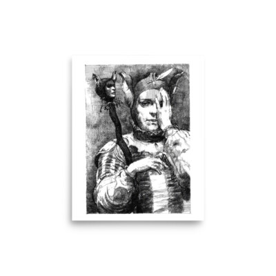 The Fool from the Major Arcana by Julian Gordon Mitchell 8x10 inches
