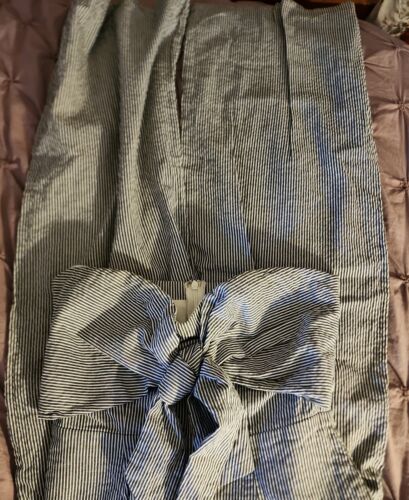 Petal Raz Jumsuit Size Medium Strapless zipper and pockets striped | eBay