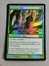Arachnus Web Foil | MP | Magic 2012 M12 | Magic the Gathering MTG B