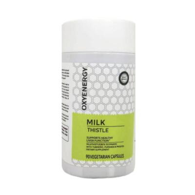 OxyEnergy Silymarin Milk Thistle Supports Healthy Liver Function 90 Capsule QXV.
