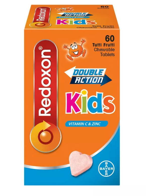 Redoxon Double Action Kids Vitamin C & Zinc 60's Health EXPRESS