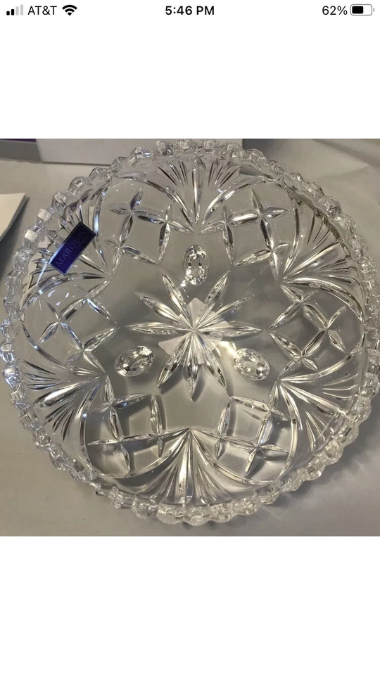 Marquis by Waterford Cristal Vidrio Newberry 6.5 pulgadas Caramelo Plato Nuez Cuenco ALEMANIA Foto 2 de 4