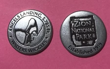 Zion National Park Walters Wiggles Trail to Angels Landing Token
