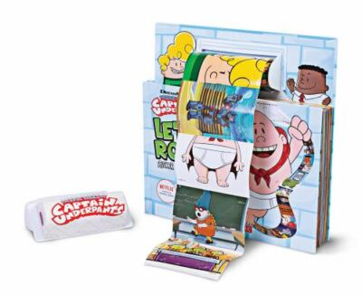New LET S ROLL! Sticker Activity Book Captain Underpants TV by Howie Dewin