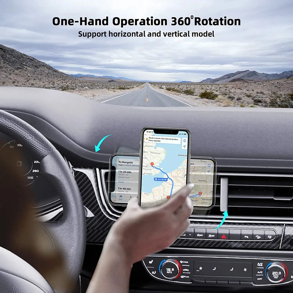 15W Wireless Magnetic Charger Car Mount Holder for iPhone 13 14 15 16 17 Pro Max - Image 3 of 4