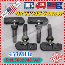 For Jeep Grand Cherokee 08-10 Set 4 Tire Pressure Sensor TPMS 56029481AB 433MHz