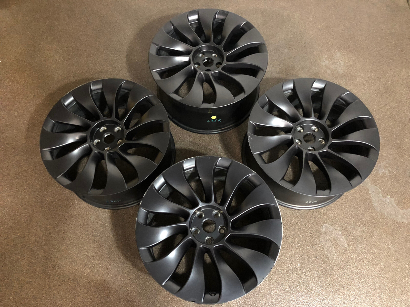 21" Tesla Model Y Factory OEM Set Of (4) Überturbine Wheels Rims