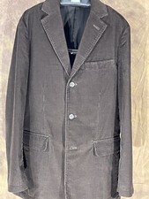J Crew Brown Corduroy Sport Coat Mens Small Cotton