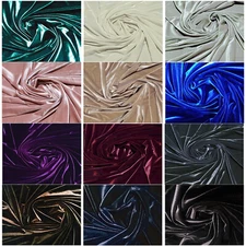 Slight See Through Velvet 4-way Stretch Fabric Formal Dresses Dance Costume 60"w