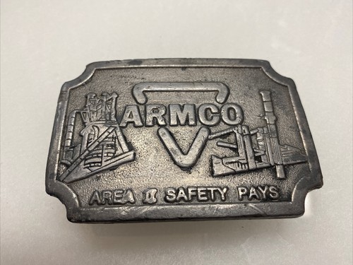 Middletown, Ohio - Armco Gürtelschnalle Platte Area II Sicherheitspreis - Bild 1 von 3