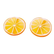 Simulation Orange Hair Clips for Women Girls Bangs Side Hairpins Duckbill Hai...
