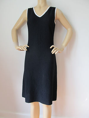 st john boucle knit dress NWT St. John Collection Dress Black Boucle Knit Women's Sheath Size 2