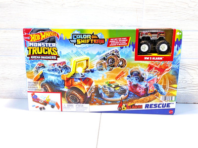 Hot Wheels Monster Trucks Arena Smashers Color Shifters 5 Alarm Rescue