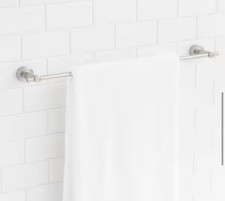 Glacier Bay Innburg 24 in. Bathroom Towel Bar in Brushed Nickel BD601200BN