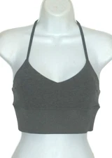 Alo Alosoft Lavish Women's Padded Sports Bra Size: Small Heather Hunter Green