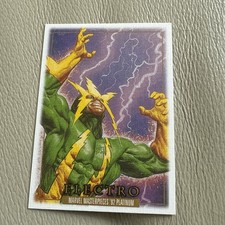 2024 Skybox Marvel Masterpieces '92 Platinum Parallel Canvas ELECTRO #23