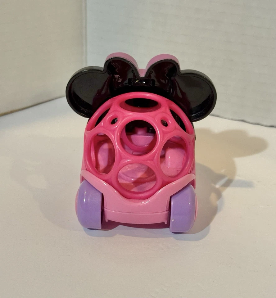 Disney Mickey Friends Minnie Mouse Oballs Go Grippers Roll-Along Baby Toys Excelente Estado Usado - Imagem 4 de 4