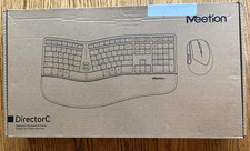 Meetion Ergonomic Keyboard and Mouse Wireless Combo DirectorC Wave Keys