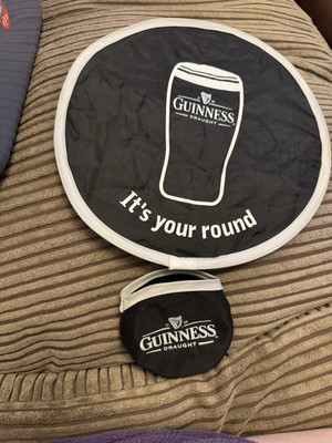 GUINNESS SCHWIMMENDES WIDGET FRISBEE OBERFLÄCHE GETRÄNKEMATTE STOUT BEER