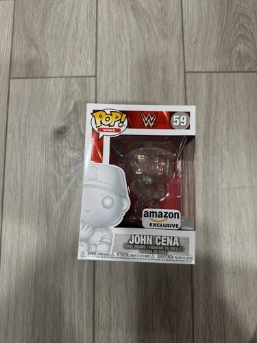 WWE Funko Pop! John Cena Invisible #59 You Can’t See Me Amazon Wrestling Clear