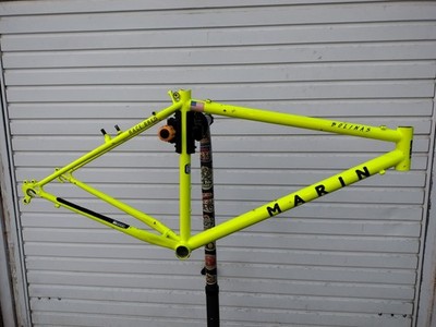 Retro 1991 Marin Bolinas 17 Tange Cro Mo Steel MTB Frame Neon Yellow retro-1991-marin-bolinas-17-tange-cro-mo-steel-mtb-frame-neon-yellow