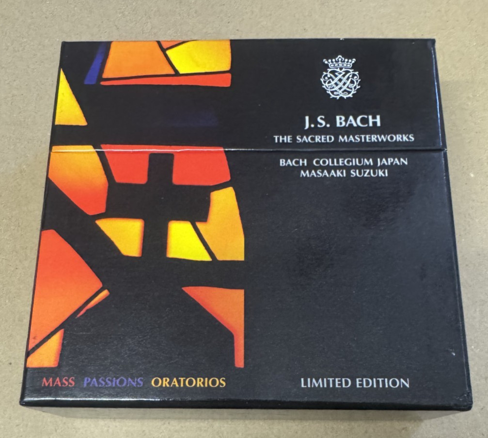 J.S. Bach The Sacred Masterworks Masaaki Suzuki 10 CD Box set