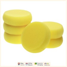 Round Painting Sponges 6pcs for Watercolor, Crafts, and Pottery Cleaning