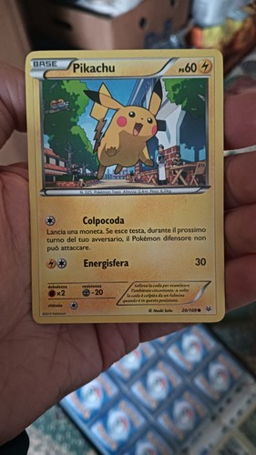 Pokemon Karte Pikachu Flying Furie 20/108 Ita Deutsch