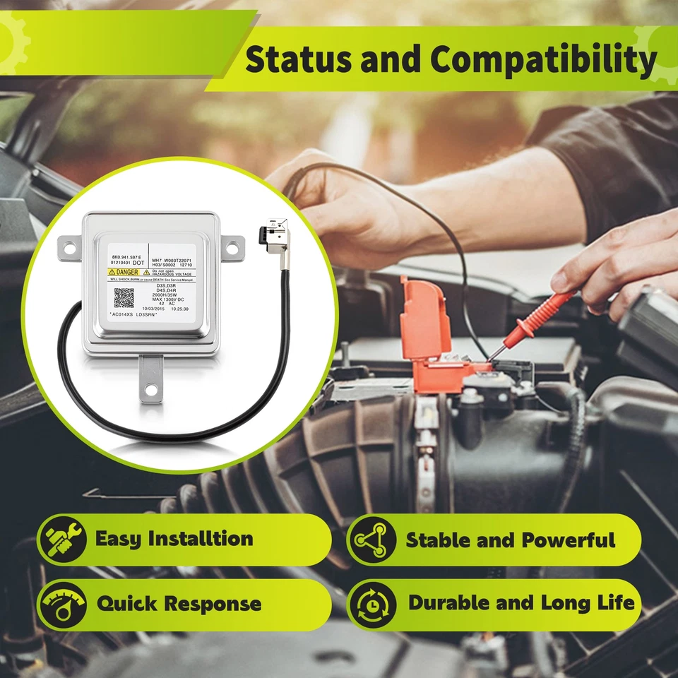 Faro de xenón HID lastre y bombilla para VW CC Golf GTI Jetta Passat Polo Tiguan  Foto 3 de 4