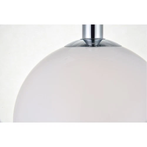 Living District LD2211C Baxter 1 Light 10 inch Chrome Flush Mount Ceiling Light - Picture 3 of 5