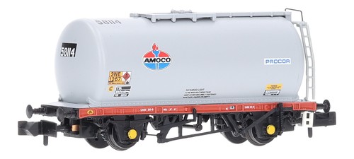 373-787 Graham Farish Spur N 45T TTA Panzer 58114 "Amoco" grau | Condition: Used