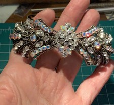 Vintage Ornate Jeweled Hair Barrette