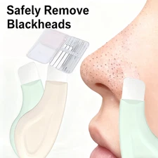 Professional Blackhead Remover Kit - Pimple Popper Tool with Extractor&Tweezers